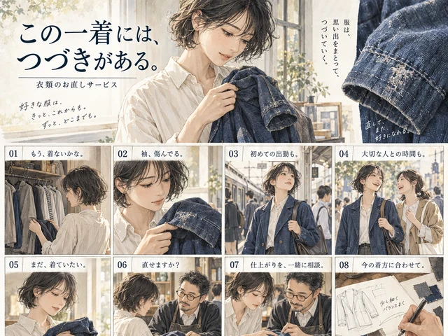 つづく服：この一着には、つづきがある。