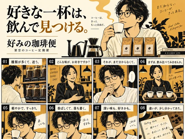 好みの珈琲便：好きな一杯は、飲んで見つける。